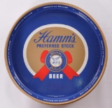 Vintage Hamm's Preferred Stock Advertising Metal Beer Tray