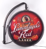 Leinenkugel's Red Lager Light Up Advertising Double Sided Pun Sign