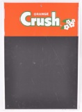 Vintage Orange Crush Advertising Metal Chalkboard Sign