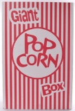 Oversized Giant Popcorn Box Advertising Store Display