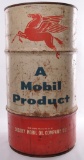 Vintage Mobil Oil Pegasus Advertising Oil Drum