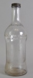 Vintage Holcomb Oil Co. Advertising Glass Motor Oil Bottle with Cap