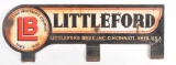 Vintage Little Ford Bros. Inc. Double Sided Advertising Metal Sign