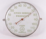 Vintage Cities Service Products Advertising Thermometer