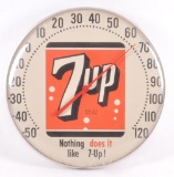 Vintage 7Up Advertising Thermometer