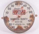 Vintage Pfister Hybirds Advertising Thermometer