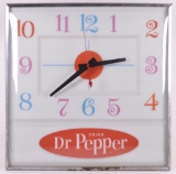 Vintage Dr. Pepper Light Up Advertising Clock