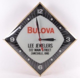 Vintage Bulova Light Up Advertising Clock