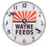 Vintage Wanye Feeds Light Up Advertising Clock