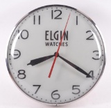 Vintage Elgin Watches Light Up Advertising Clock