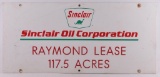 Vintage Sinclair Oil Corp. Advertising Metal Sign