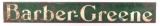 Vintage Barber Greene Advertising Metal Sign