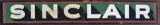 Large Sinclair 2 Piece Exterior Advertising Porcelain Sign