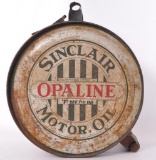 Vintage Sinclair Motor Oil Opaline Advertising Rocker Gas Can