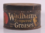 Vintage Wadhams Tempered Greases Advertising Can