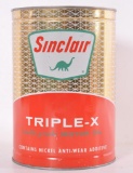 Vintage Sinclair Triple-X 5 Quart Advertising Oil Can