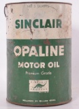 Vintage Sinclair Opaline 5 Quart Advertising Oil Can