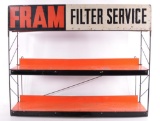 Vintage Fram Filter Service Advertising Store Display Rack