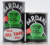 Group of 2 Vintage Bardahl Advertising Miniature Oil Can Coin Banks