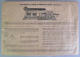 Vintage Sinclair Junior Cardboard Advertising Dealer Kit