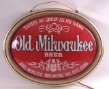 Vintage Old Milwaukee Light Up Advertising Beer Sign
