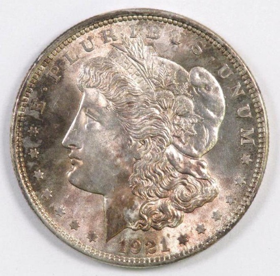 1921 P Morgan Silver Dollar.