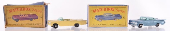 Group of 2 Matchbox Die-Cast Vehicles with Original Boxes