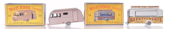 Group of 2 Matchbox Die-Cast Vehicles with Original Boxes