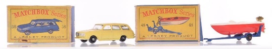 Group of 2 Matchbox Die-Cast Vehicles with Original Boxes