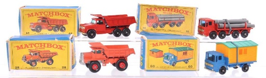 Group of 4 Matchbox Die-Cast Vehicles with Original Boxes