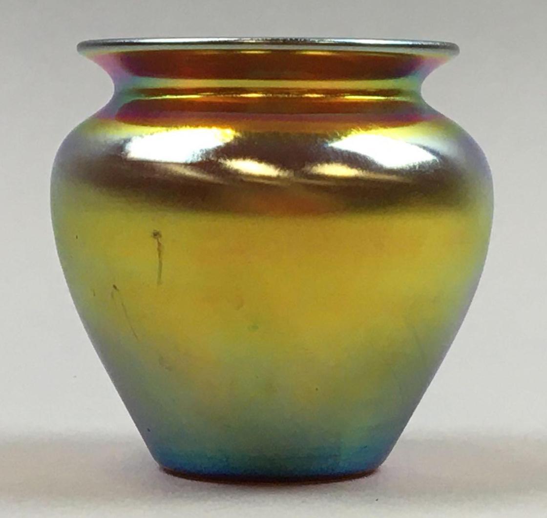 Steuben Gold Aurene Vase 2648 Art Antiques Collectibles