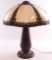 Antique Stained Glass Table Lamp