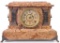 Antique Seth Thomas Mantle Clock with Lions Heads and Paw Feet