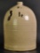 Antique 5 Gallon John Bauer Louisville Ky. Stoneware Jug with Handle