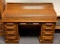 Oak Roll Top Desk