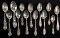 Lot of 13 : Sterling Silver Souvenir Spoons