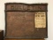 Antique Wood Bulletin Board