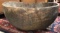 Large Primitive Wooden Tub/Bowl