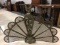 Antique Fan Style Fireplace Screen