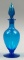 Steuben Blue Cologne Bottle w/Stopper