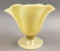 Steuben 2 Line Pillar Ivory Footed Centerpiece #7307