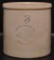 Antique 3 Gallon Lowell Pottery Co. Tonica Ill. Stoneware Crock