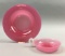 Lot of 2 : Steuben Rosaline Bowls - 