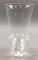 Steuben Clear Crystal Lotus Vase (1942) by George Thompson #7914