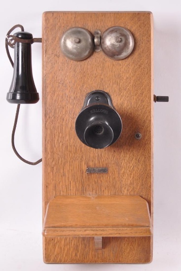Antique Sears Roebuck & Co. Oak Telephone