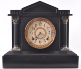 Antique Ansonia Clock Co. Cast Iron Mantle Clock
