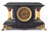 Antique Seth Thomas Mantle Clock with Paw Feet and Columns