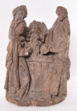 Circa 14th Century Religious Wood Carving