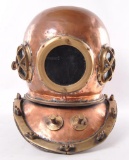 Antique Copper and Brass Diving Helmet