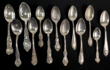 Lot of 13 : Sterling Silver Souvenir Spoons